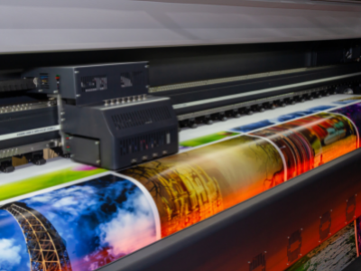 Large Format Prints Being Printed